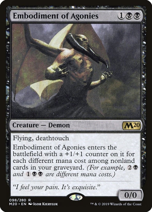 Image for Embodiment of Agonies (98) (M20) - Magic: The Gathering