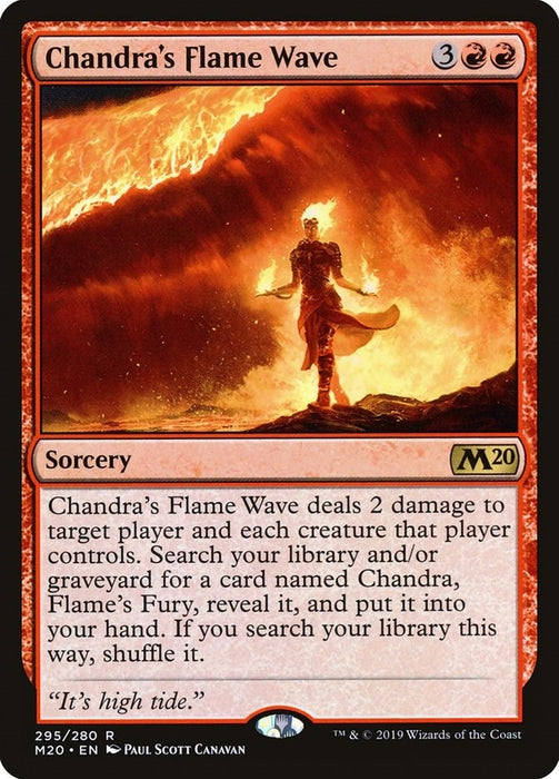 Image for Chandra's Flame Wave (295) (M20) - Magic: The Gathering