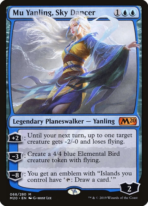 Image for Mu Yanling, Sky Dancer (68) (M20) - Magic: The Gathering