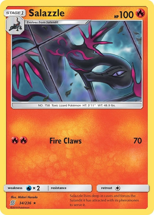 Image for Salazzle (34) (34/236) (SM11) - Pokemon
