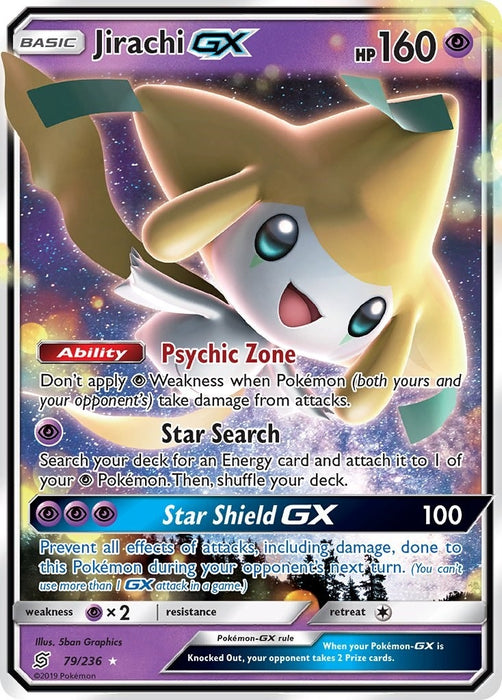 Image for Jirachi GX (79/236) (SM11) - Pokemon