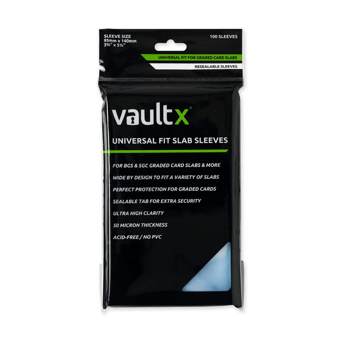 Vault X: Exact Fit Slab Sleeves 100 CT (Universal)