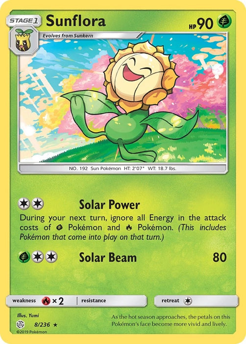 Image for Sunflora (8/236) (SM12) - Pokemon