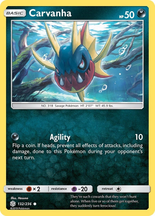 Image for Carvanha (132/236) (SM12) - Pokemon