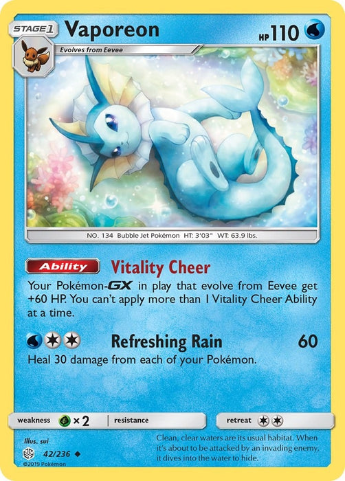 Vaporeon (42/236) (SM12)