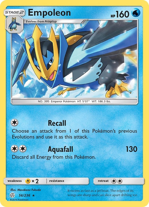 Image for Empoleon (56/236) (SM12) - Pokemon