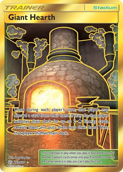 Giant Hearth (Secret) (263/236) (SM12)
