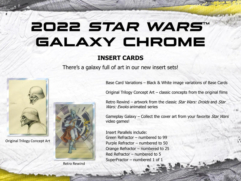2022 Topps Star Wars Galaxy Chrome Hobby Box