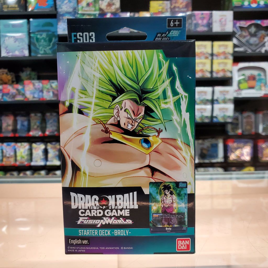 dragon ball super card game broly starter deck Dragon Ball Super Card Game: Fusion World - Broly Starter Deck (FS03) main image 0