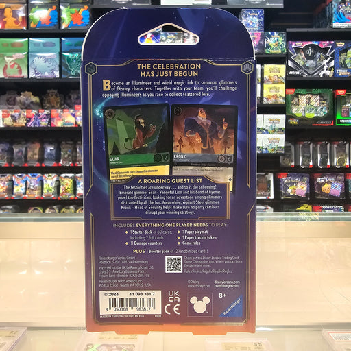 Disney Lorcana: Shimmering Skies - Starter Deck (Emerald & Steel) Smoke and Mirrors Hobby Disney Lorcana: Shimmering Skies - Starter Deck (Emerald & Steel) Smoke and Mirrors Hobby
