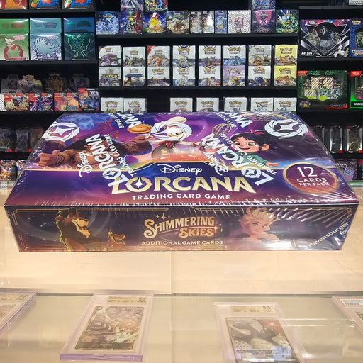 Disney Lorcana: Shimmering Skies - Booster Box Smoke and Mirrors Hobby Disney Lorcana: Shimmering Skies - Booster Box Smoke and Mirrors Hobby