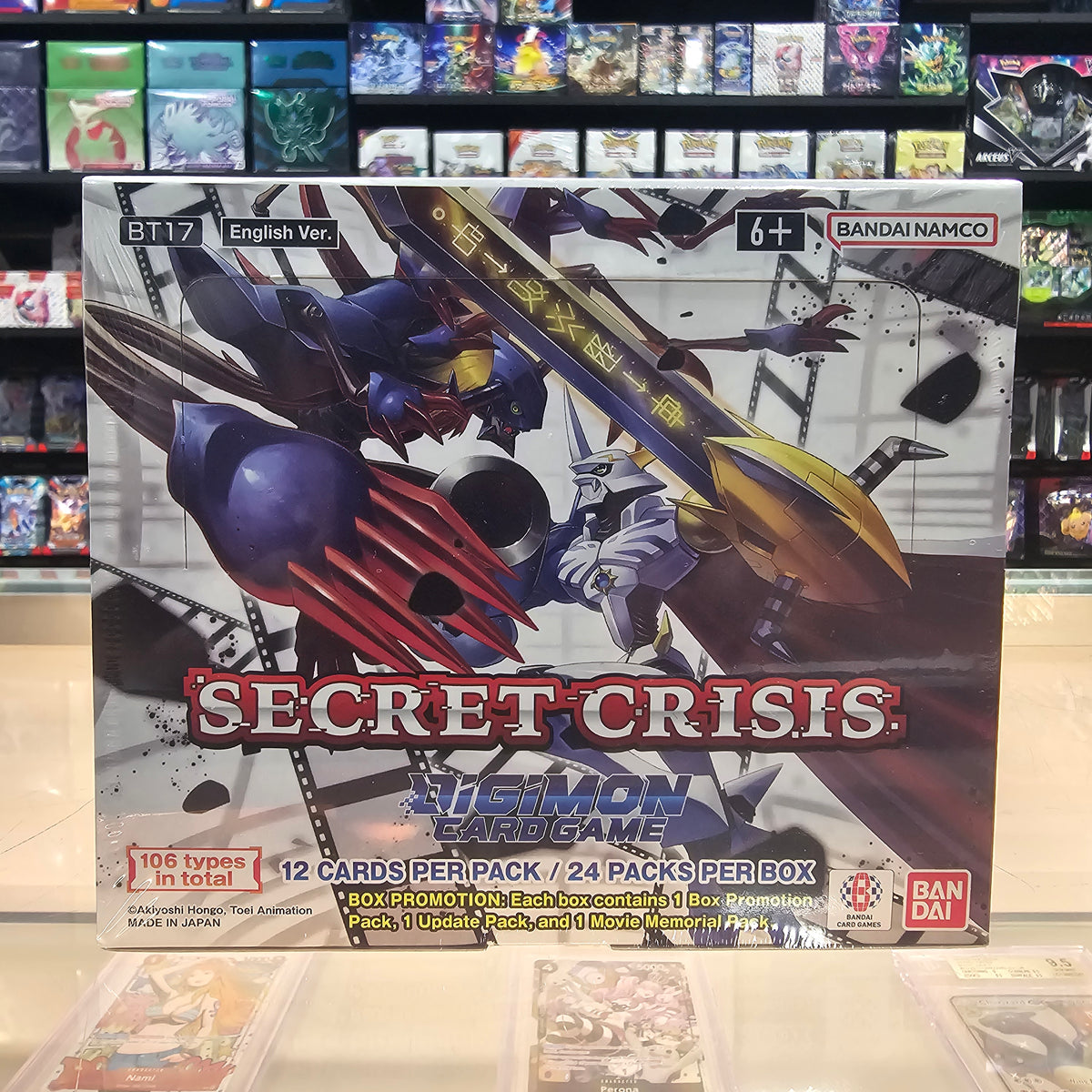 secret crisis booster box Digimon TCG: Also included is Armageddemon English:Black Bolt MtG War of the ME01 Sealed