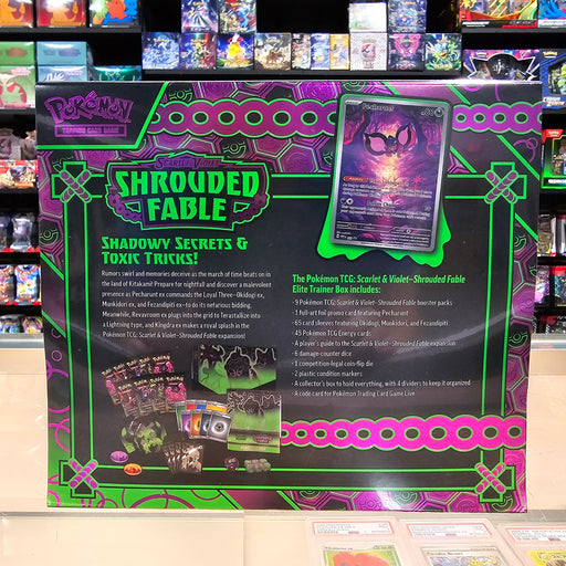 Pokmon TCG: Scarlet & Violet: Shrouded Fable - Elite Trainer Box Smoke and Mirrors Hobby Pokmon TCG: Scarlet & Violet: Shrouded Fable - Elite Trainer Box Smoke and Mirrors Hobby
