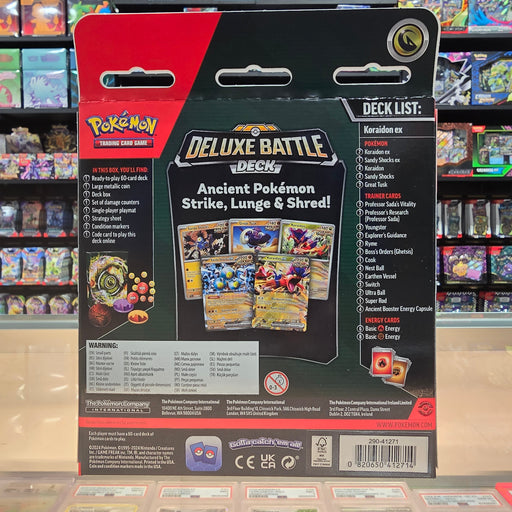 Pokmon TCG: Deluxe Battle Deck (Koraidon ex) Smoke and Mirrors Hobby Pokmon TCG: Deluxe Battle Deck (Koraidon ex) Smoke and Mirrors Hobby