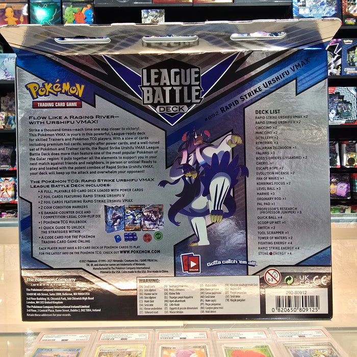 Pokémon TCG: League Battle Deck (Rapid Strike Urshifu VMAX)