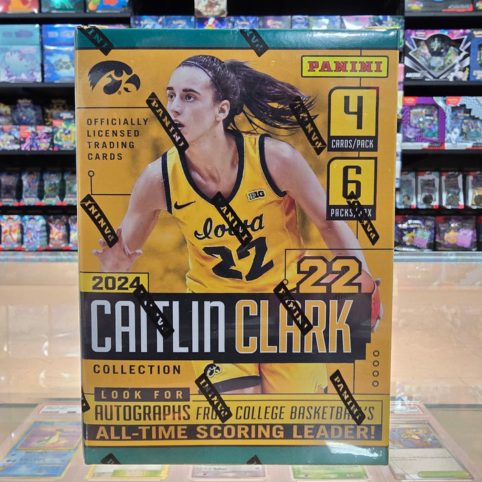 2024 Caitlin Clark Collection Basketball Hobby Blaster Box (Green)
