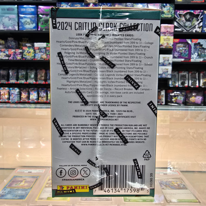 2024 Caitlin Clark Collection Basketball Hobby Blaster Box (Green)