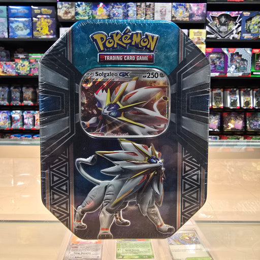 pokemon trading card game alola collection Pokémon TCG: Legends of Alola Tin (Solgaleo GX) — Smoke and Mirrors Hobby