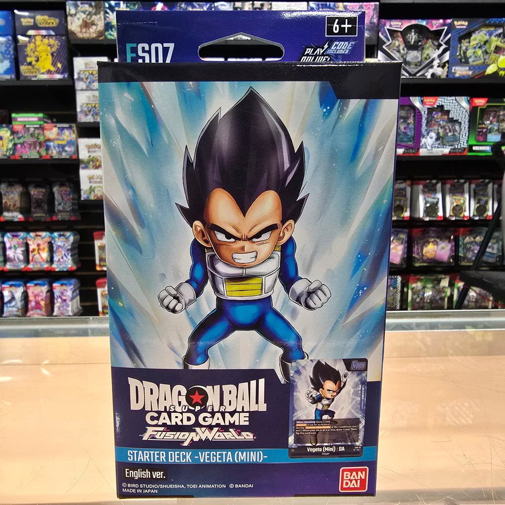 dragon ball super card game vegeta deck Amazon.com: Dragon Ball Super TCG Fusion World Starter Deck 7: Vegeta  (Mini) (FS07) : Toys & Games