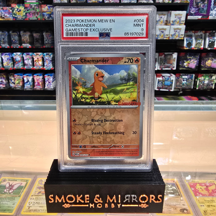 Charmander (004/165) (GameStop Exclusive) [Scarlet & Violet: 151] PSA 9