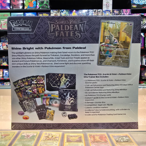 Pokmon TCG: Scarlet & Violet: Paldean Fates - Elite Trainer Box (Poke Smoke and Mirrors Hobby Pokmon TCG: Scarlet & Violet: Paldean Fates - Elite Trainer Box (Poke Smoke and Mirrors Hobby