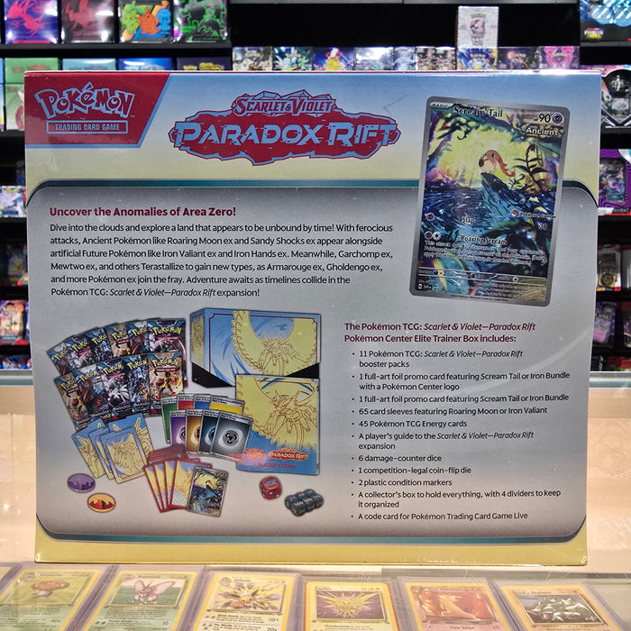 Pokémon TCG: Scarlet & Violet: Paradox Rift - Elite Trainer Box (Roaring Moon) (Pokemon Center Exclusive)