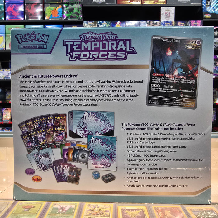 Pokémon TCG: Scarlet & Violet: Temporal Forces - Elite Trainer Box (Walking Wake) (Pokemon Center Exclusive)