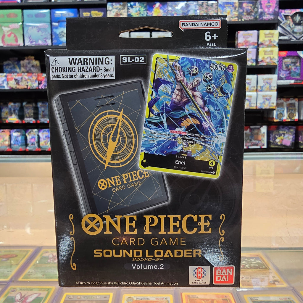 One Piece TCG: Sound Loader Vol. 2 (Enel) Smoke and Mirrors Hobby One Piece TCG: Sound Loader Vol. 2 (Enel) Smoke and Mirrors Hobby