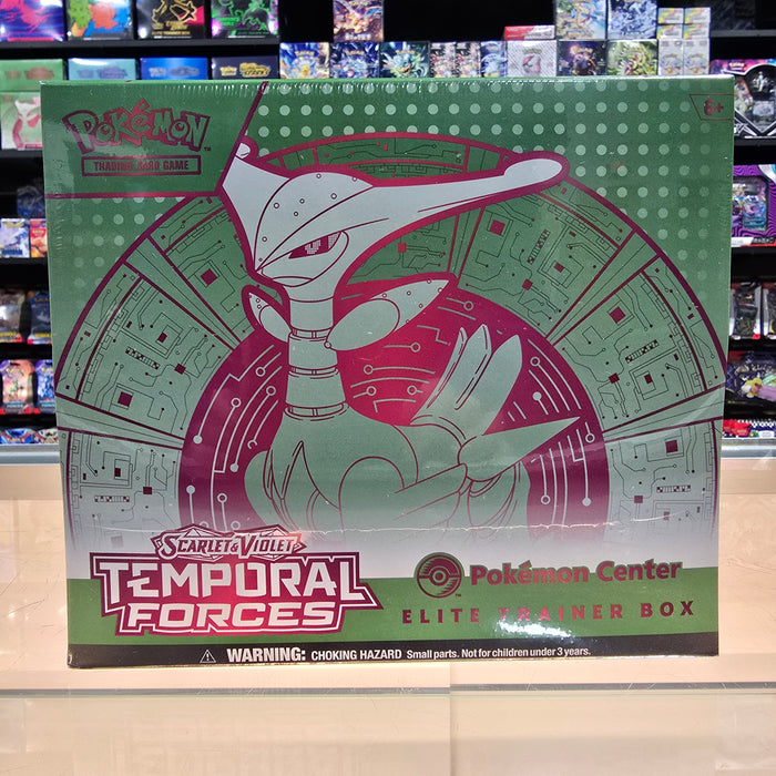 Pokémon TCG: Scarlet & Violet: Temporal Forces - Elite Trainer Box (Iron Leaves) (Pokemon Center Exclusive)