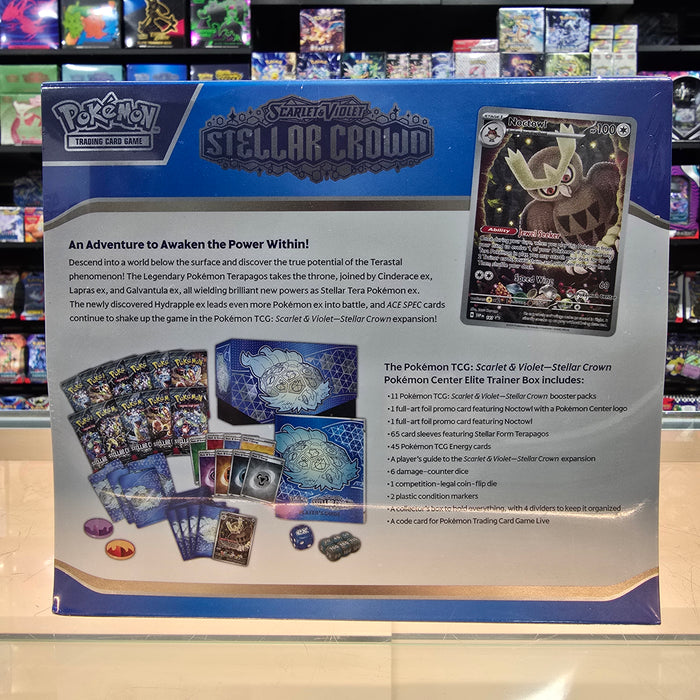 Pokémon TCG: Scarlet & Violet: Stellar Crown - Elite Trainer Box (Pokemon Center Exclusive)