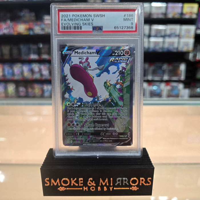 Medicham V (186/203) [Sword & Shield: Evolving Skies] PSA 9