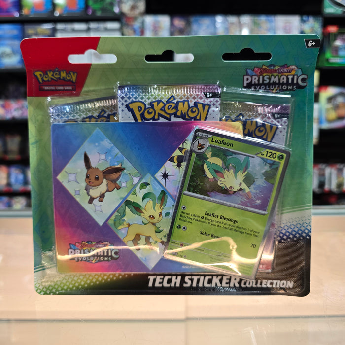 Pokémon TCG: Scarlet & Violet: Prismatic Evolutions Tech Sticker Collection (Leafeon)