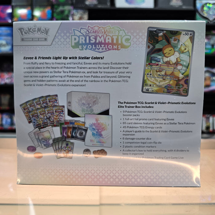 Pokémon TCG: Scarlet & Violet: Prismatic Evolutions - Elite Trainer Box (Limit 1)