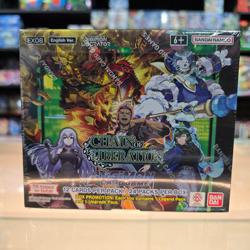 Digimon TCG: Chain of Liberation - Booster Box Smoke and Mirrors Hobby Digimon TCG: Chain of Liberation - Booster Box Smoke and Mirrors Hobby