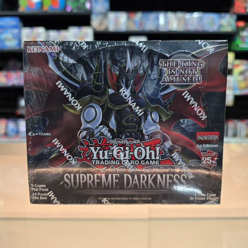Yu-Gi-Oh! TCG: Supreme Darkness Booster Box (1st Edition) Smoke and Mirrors Hobby Yu-Gi-Oh! TCG: Supreme Darkness Booster Box (1st Edition) Smoke and Mirrors Hobby
