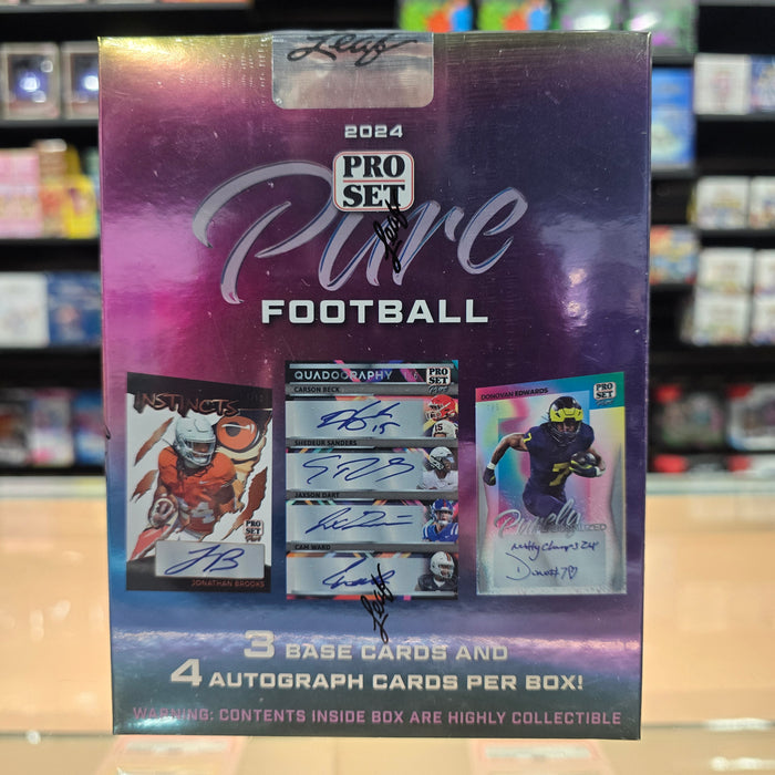 2024 Pro Set Pure Football Hobby Box
