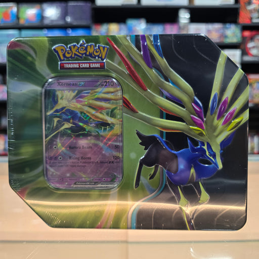 pokémon trading card game: azure legends tin xerneas ex Pokémon TCG: Azure Legends Tin (Xerneas ex) (Limit 1) — Smoke and Mirrors Hobby