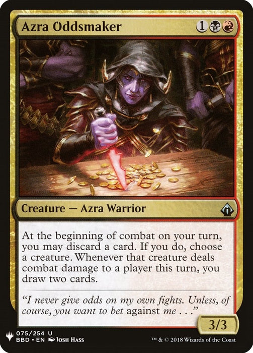Azra Oddsmaker (75) (LIST)