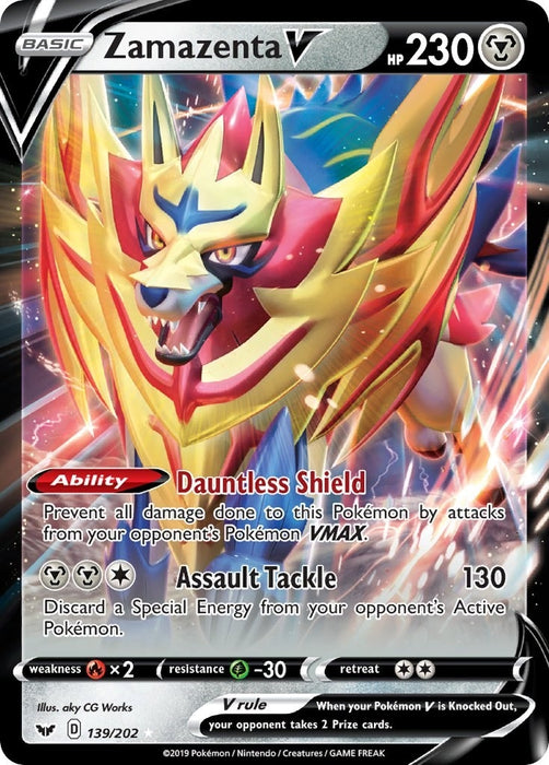 Zamazenta V (139/202) (SWSH01)