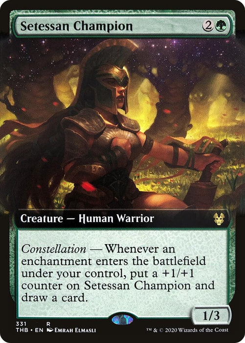 Image for Setessan Champion (Extended Art) (331) (THB) - Magic: The Gathering