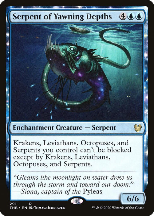Image for Serpent of Yawning Depths (291) (THB) - Magic: The Gathering