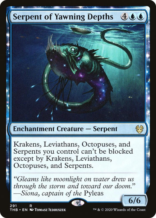 Image for Serpent of Yawning Depths (291) (THB) - Magic: The Gathering