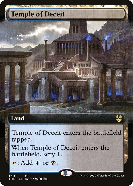 Image for Temple of Deceit (Extended Art) (348) (THB) - Magic: The Gathering