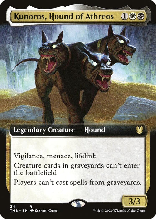 Image for Kunoros, Hound of Athreos (Extended Art) (341) (THB) - Magic: The Gathering
