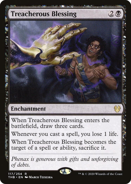 Image for Treacherous Blessing (117) (THB) - Magic: The Gathering