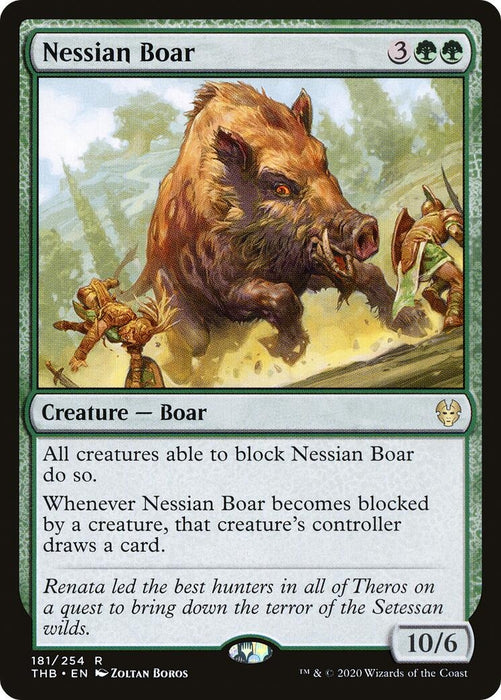 Image for Nessian Boar (181) (THB) - Magic: The Gathering