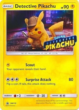 Detective Pikachu - SM170 (Stamped) (SM170) (SMP)