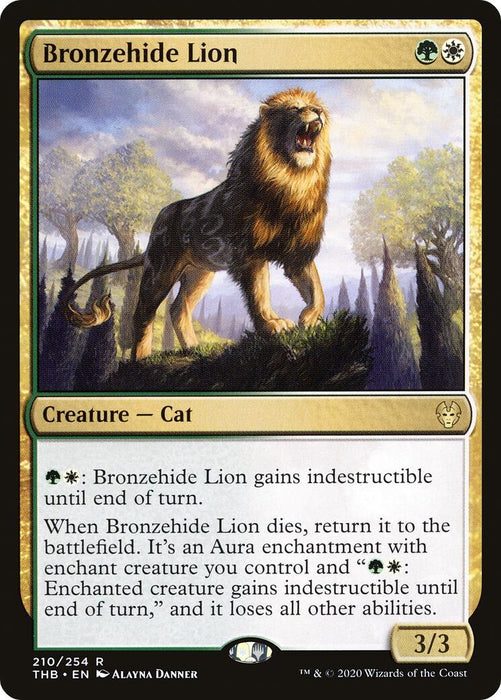 Image for Bronzehide Lion (210) (THB) - Magic: The Gathering