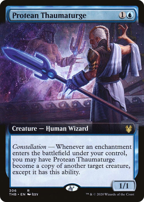 Image for Protean Thaumaturge (Extended Art) (306) (THB) - Magic: The Gathering