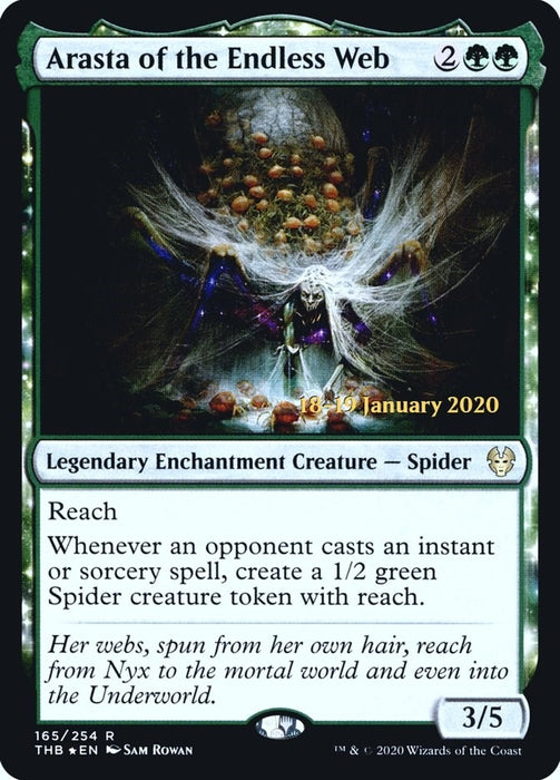 Image for Arasta of the Endless Web (165) (PRE) - Magic: The Gathering